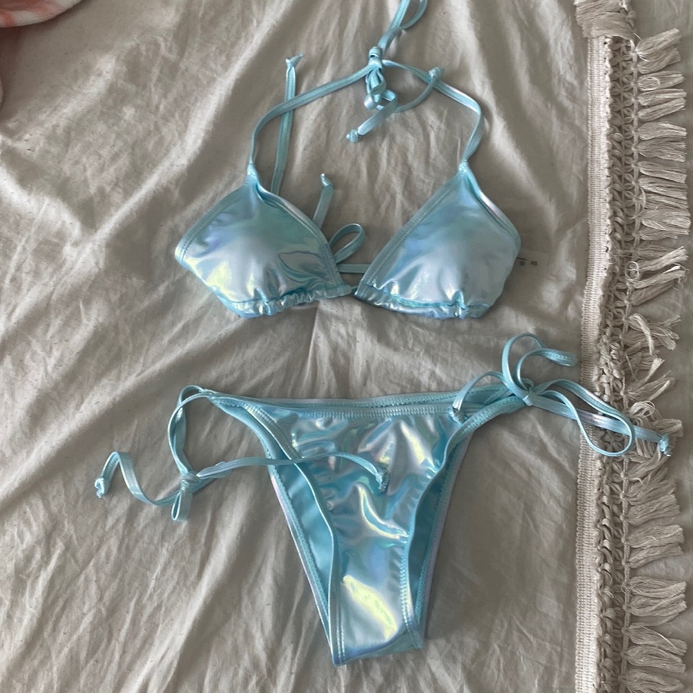 Shein holographic bikini